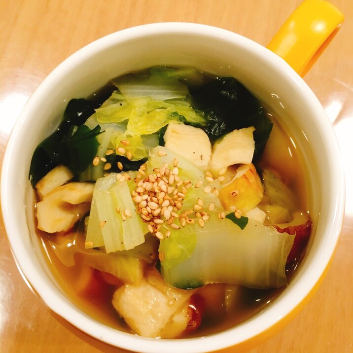 白菜の中華スープ